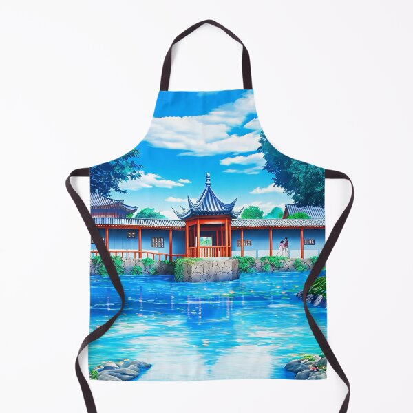 Item preview, Peaceful Pavilion Pond designed and sold by Darogapari.