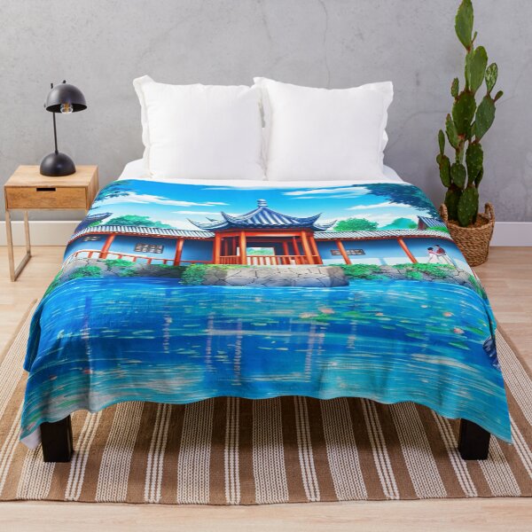 Item preview, Peaceful Pavilion Pond designed and sold by Darogapari.