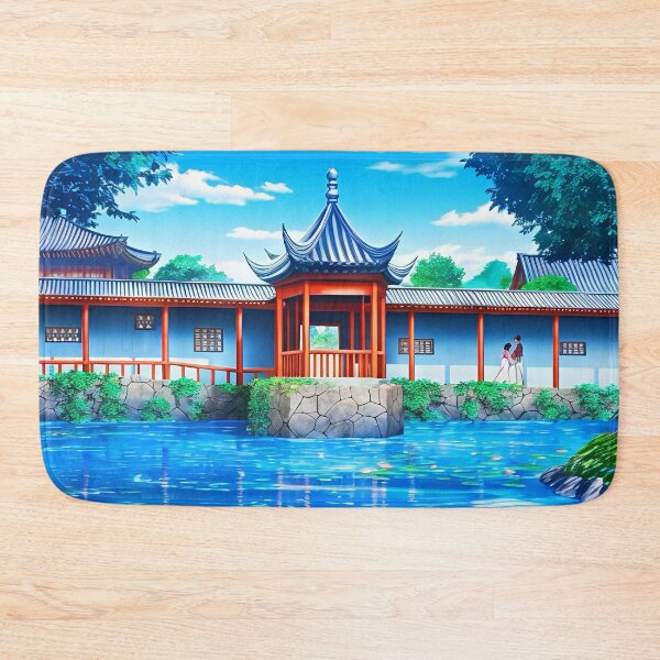 Item preview, Peaceful Pavilion Pond designed and sold by Darogapari.