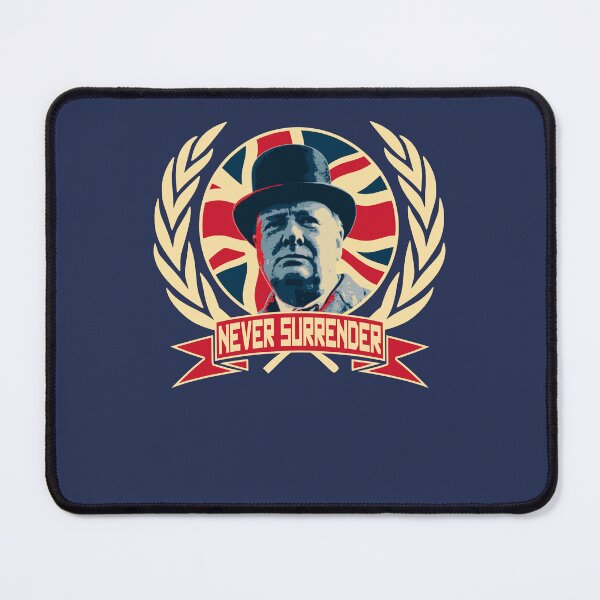 Item preview, Winston Churchill Never Surrender British Leader designed and sold by marke770.