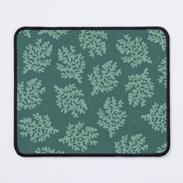 Item preview, Coral Branch Block Print Coastal Toss Blender Beach House Bedroom Decor Teal designed and sold by RenattaZare.