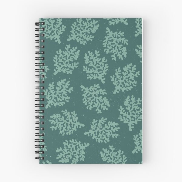 Item preview, Coral Branch Block Print Coastal Toss Blender Beach House Bedroom Decor Teal designed and sold by RenattaZare.