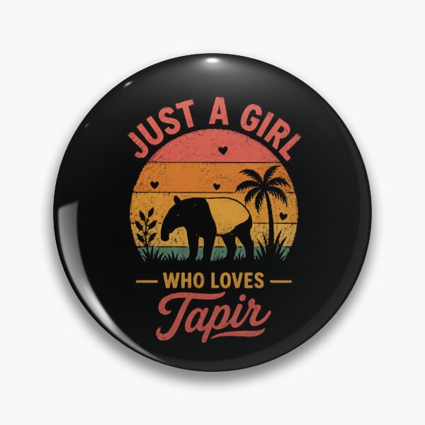 Item preview, Just A Girl Who Loves Tapir Animal Lover Woman designed and sold by HumansStuck12.