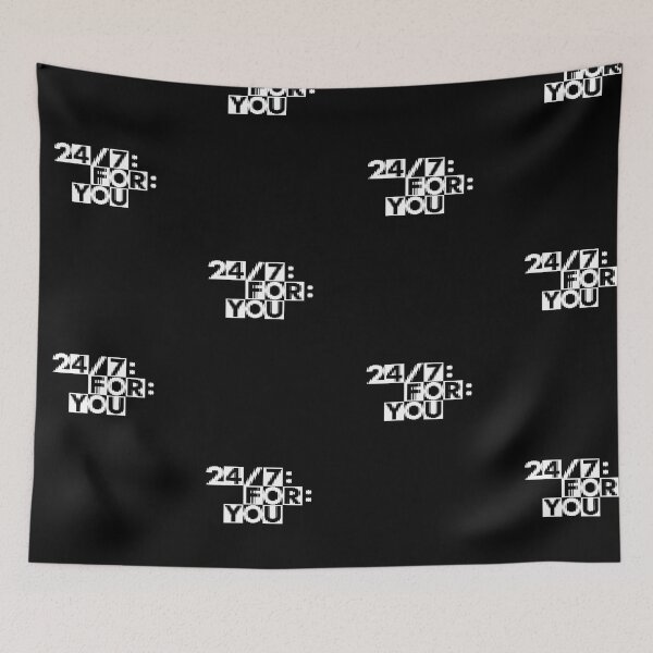 Item preview, 24/7 For You Distressed Stacked Text Streetwear Aesthetic designed and sold by moamaxshop.