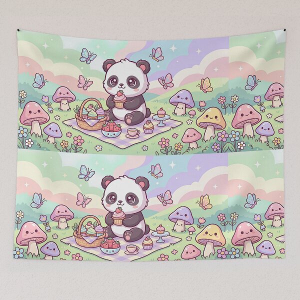 Item preview, Tiny Panda Picnic designed and sold by Tharaazu.