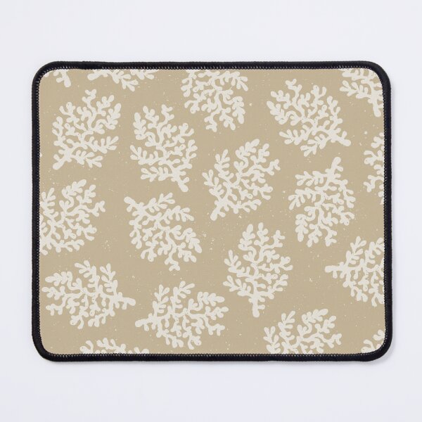 Item preview, Coral Branch Block Print Coastal Toss Blender Beach House Bedroom Decor Sand designed and sold by RenattaZare.
