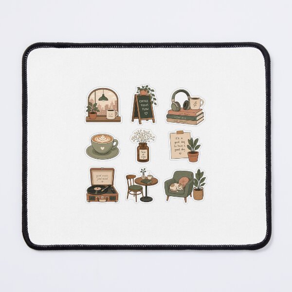 Item preview, Cozy Lo-fi Sticker Pack designed and sold by NoorNestCo.
