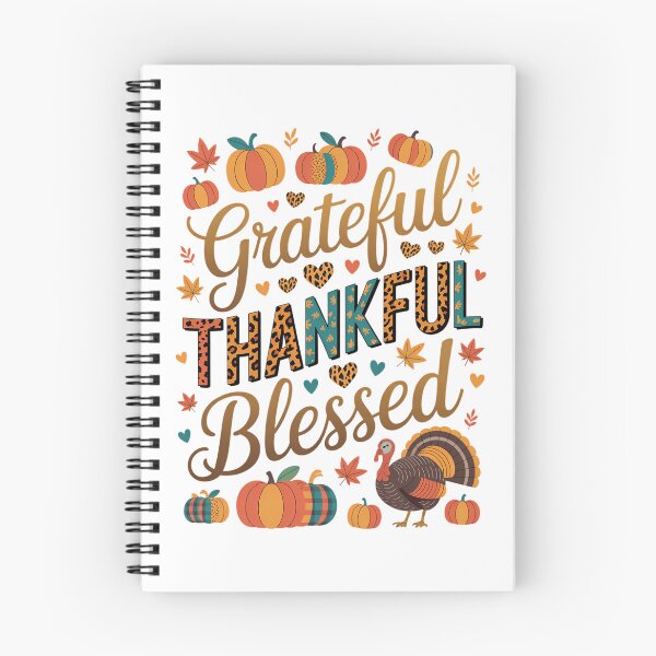 Item preview, Thankful Grateful Blessed Thanksgiving Fall Season Religious Autumn Fall designed and sold by SapfireStuArt.
