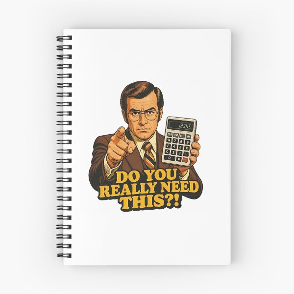 Item preview, Do You Really Need This Funny Budgeting Calculator Sticker designed and sold by RareVisuals.