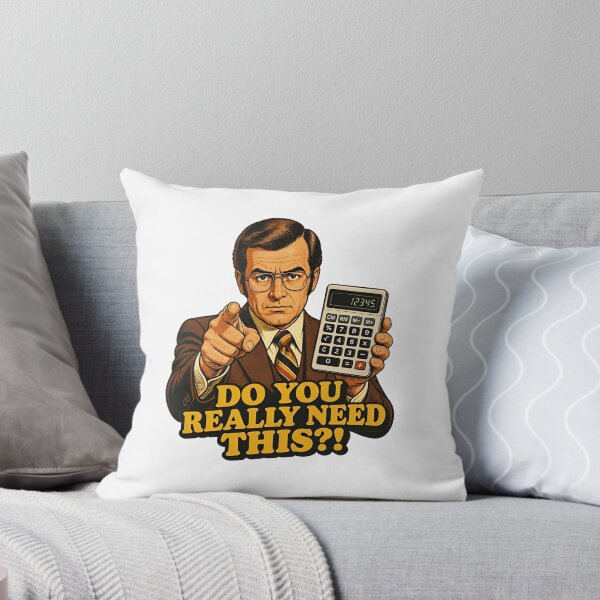 Item preview, Do You Really Need This Funny Budgeting Calculator Sticker designed and sold by RareVisuals.