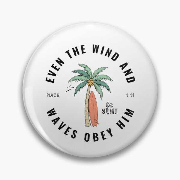 Item preview, Even The Wind And Waves Obey Him designed and sold by Home-Crea-Abode.