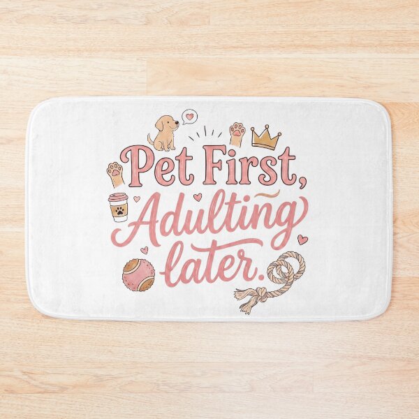 Item preview, Pet First Adulting Later Funny Pet Lover designed and sold by MJ ART.