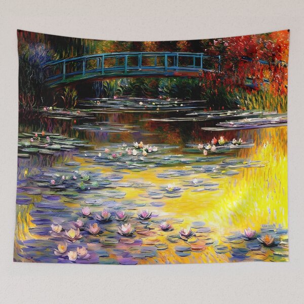 Item preview, Water Lily Pond, Evening (LHS) designed and sold by artdesignsnow.