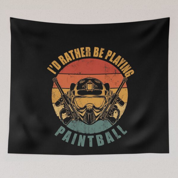 Aperçu de l'œuvre Je préférerais jouer au paintball. Sport de loisir pour les joueurs de paintball créée et vendue par HumansStuck12.