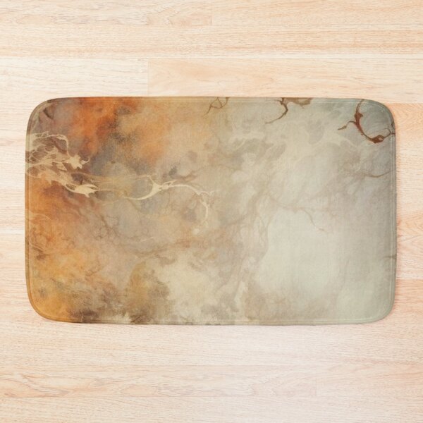 Item preview, Luxury Coffee Marble Fluid Art Warm Amber Caramel Swirls designed and sold by LYAN-STORE.