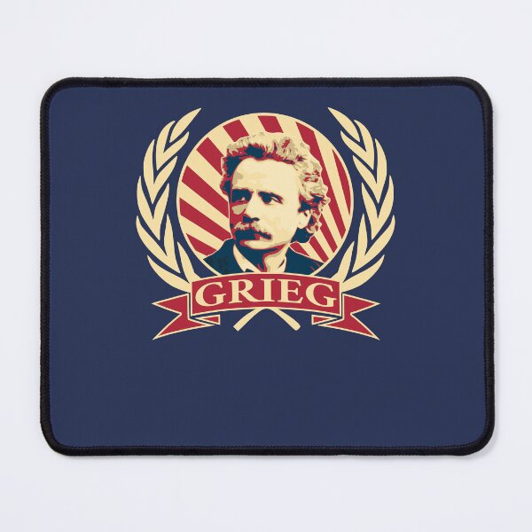 Item preview, Edvard Grieg Composer Pop Art Portrait Design designed and sold by marke770.