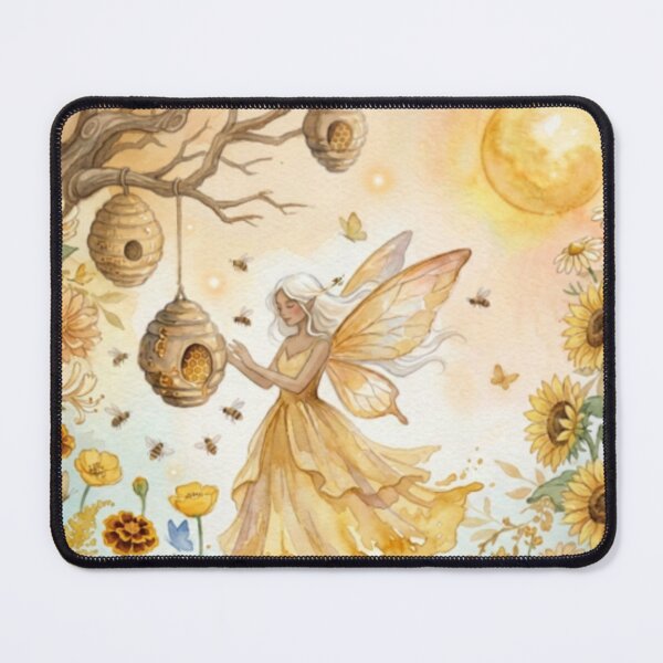 Item preview, Honey Fairy Watercolor Illustration designed and sold by Studio Edit.