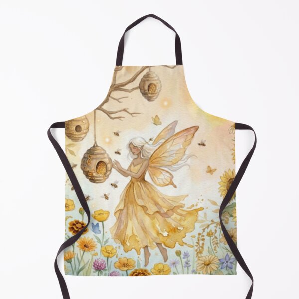 Item preview, Honey Fairy Watercolor Illustration designed and sold by Studio Edit.