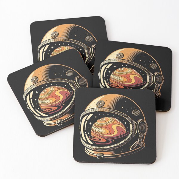 Item preview, Retro Astronaut Vintage Sci-Fi - 70s Future designed and sold by design-rebell.