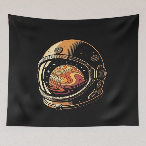 Item preview, Retro Astronaut Vintage Sci-Fi - 70s Future designed and sold by design-rebell.
