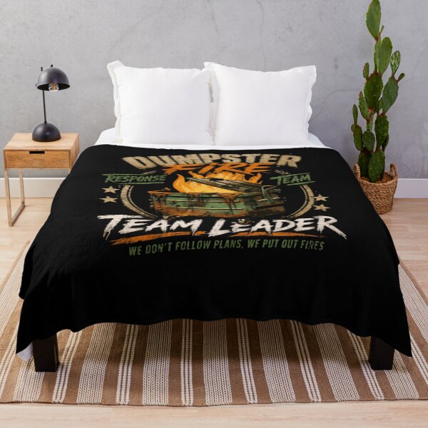 Item preview, Dumpster Fire Response Team Team Leader Management Leadership Workplace Humor designed and sold by HumansStuck12.