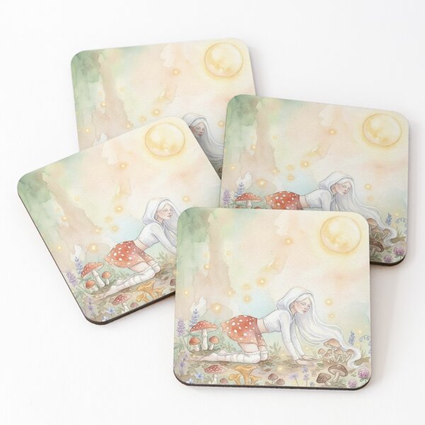 Item preview, Mushroom Fairy Botanical Painting designed and sold by Studio Edit.