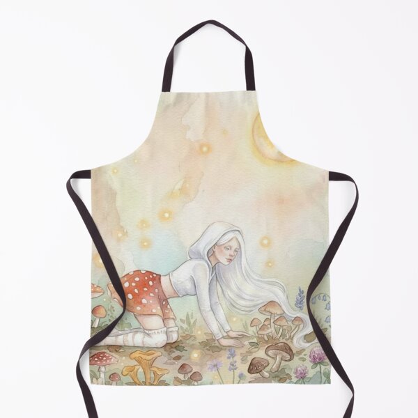 Item preview, Mushroom Fairy Botanical Painting designed and sold by Studio Edit.