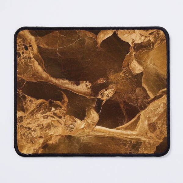 Item preview, Luxury Gold Amber Marble Texture Dark Academia Espresso Swirls designed and sold by LYAN-STORE.