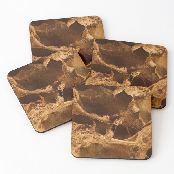 Item preview, Luxury Gold Amber Marble Texture Dark Academia Espresso Swirls designed and sold by LYAN-STORE.