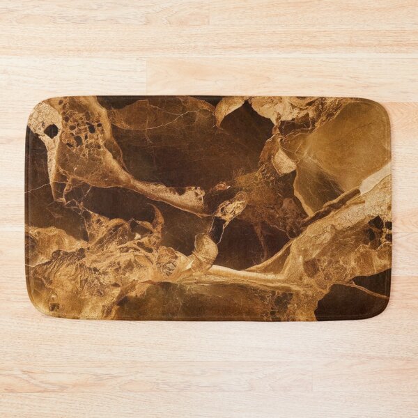 Item preview, Luxury Gold Amber Marble Texture Dark Academia Espresso Swirls designed and sold by LYAN-STORE.