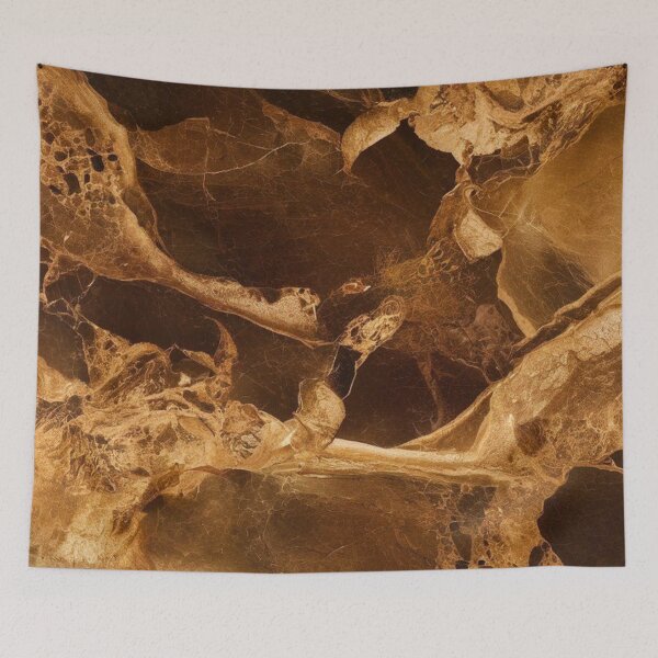 Item preview, Luxury Gold Amber Marble Texture Dark Academia Espresso Swirls designed and sold by LYAN-STORE.