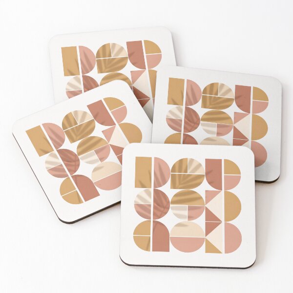 Item preview, Boho Geometric Art Gift for Her Modern Earth Tone Decor designed and sold by PixelQ.