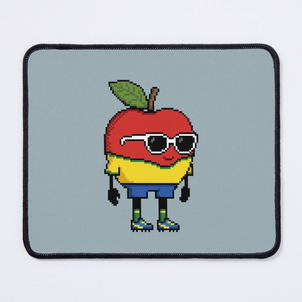 Item preview, Apple Pixel in a Soccer Uniform 1 designed and sold by White Rim Mates.