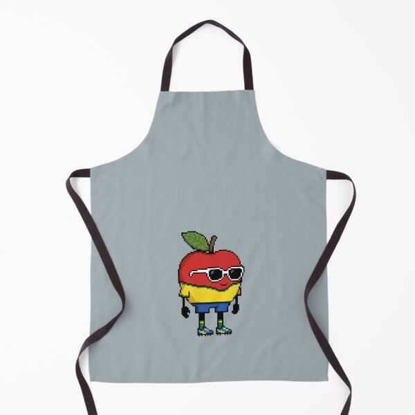 Item preview, Apple Pixel in a Soccer Uniform 1 designed and sold by White Rim Mates.
