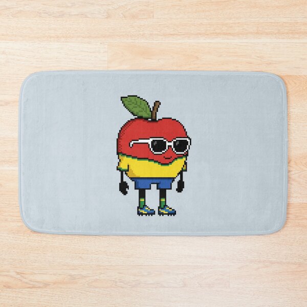 Item preview, Apple Pixel in a Soccer Uniform 1 designed and sold by White Rim Mates.
