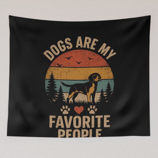 Item preview, Dogs Are My Favorite People Dog Lover Pet Owner Canine designed and sold by HumansStuck12.