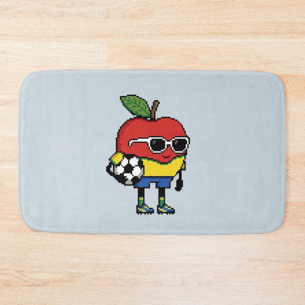 Item preview, Apple Pixel in a Soccer Uniform 2 designed and sold by White Rim Mates.