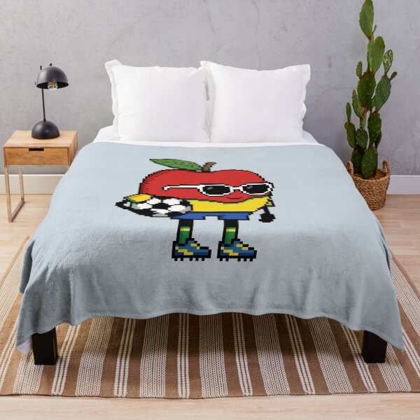 Item preview, Apple Pixel in a Soccer Uniform 2 designed and sold by White Rim Mates.