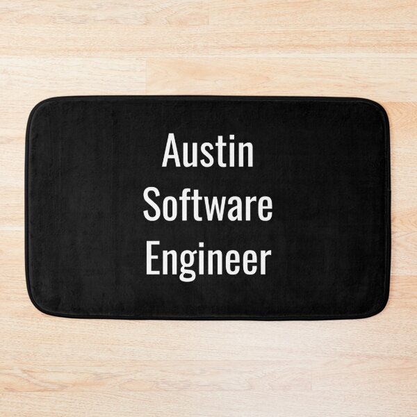 Item preview, Austin Software Engineer (White Text) designed and sold by City Makers.
