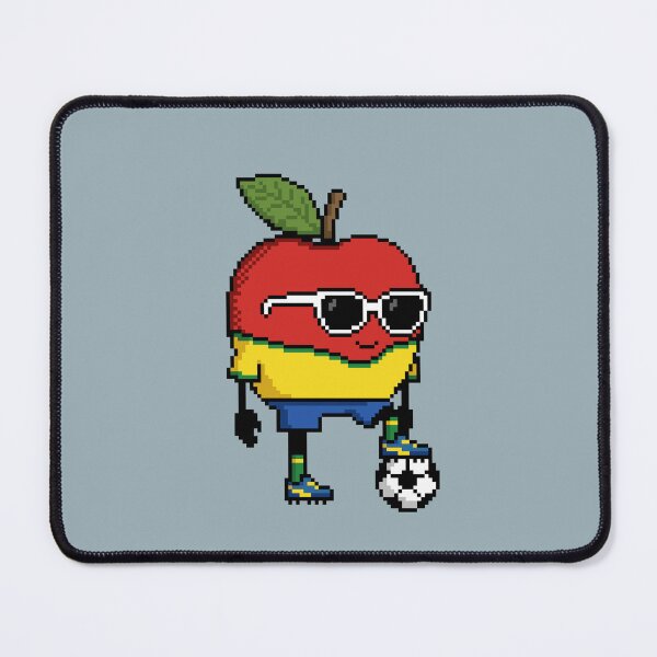 Item preview, Apple Pixel in a Soccer Uniform 3 designed and sold by White Rim Mates.