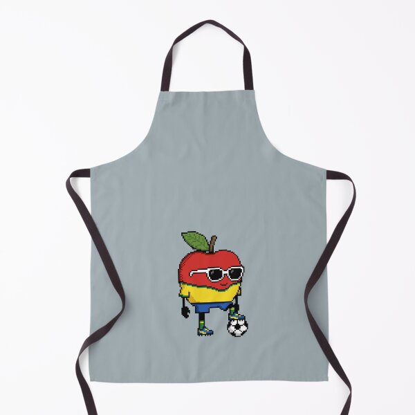 Item preview, Apple Pixel in a Soccer Uniform 3 designed and sold by White Rim Mates.