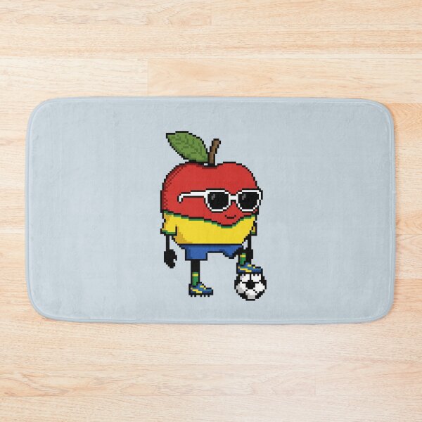Item preview, Apple Pixel in a Soccer Uniform 3 designed and sold by White Rim Mates.