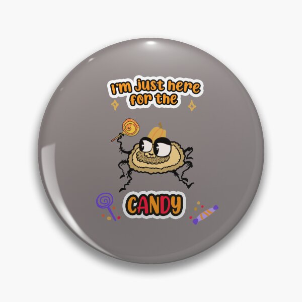Item preview, I’m Just Here for the Candy Cute Halloween Spider designed and sold by FaliushART.