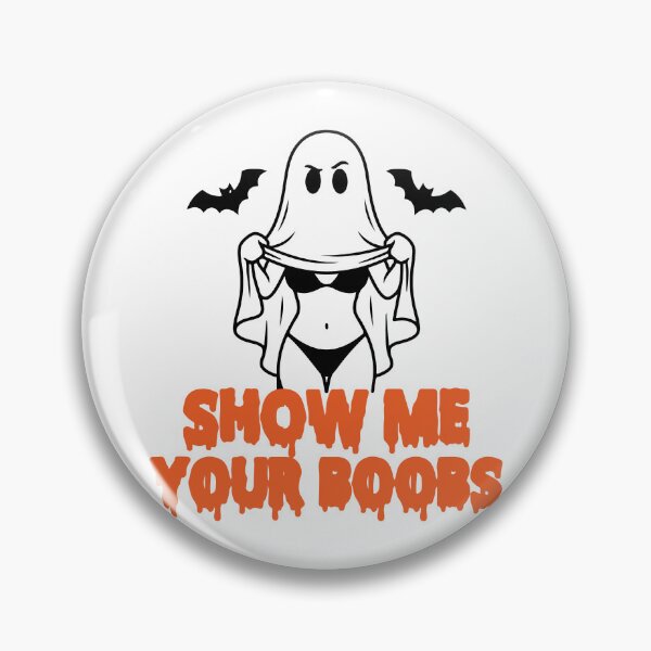 Item preview, Funny Halloween Ghost Bikini - Show Me Your Boobs Sarcastic Adult Humor  designed and sold by raedattia.