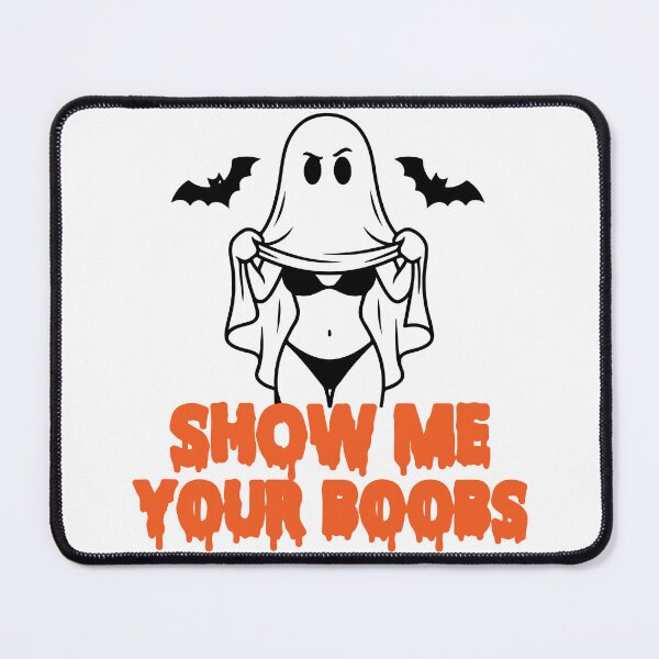 Item preview, Funny Halloween Ghost Bikini - Show Me Your Boobs Sarcastic Adult Humor  designed and sold by raedattia.