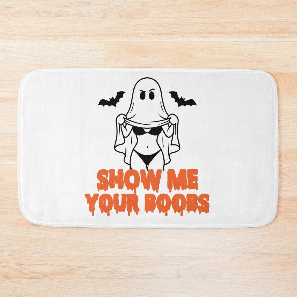 Item preview, Funny Halloween Ghost Bikini - Show Me Your Boobs Sarcastic Adult Humor  designed and sold by raedattia.