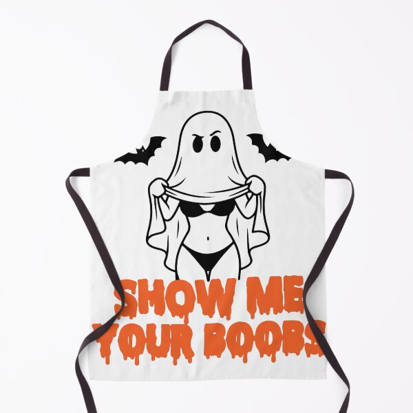 Item preview, Funny Halloween Ghost Bikini - Show Me Your Boobs Sarcastic Adult Humor  designed and sold by raedattia.