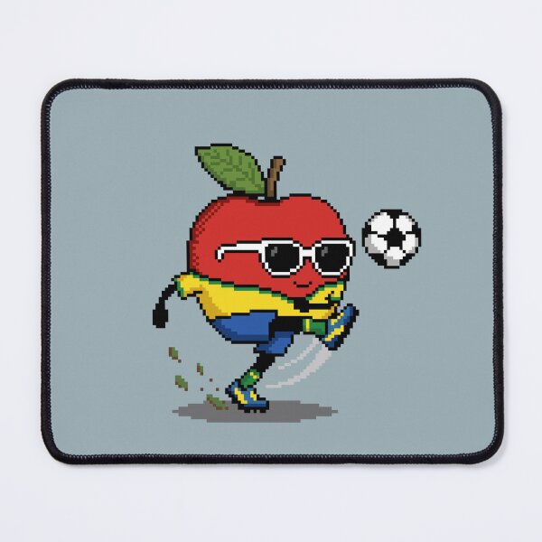 Item preview, Apple Pixel in a Soccer Uniform 4 designed and sold by White Rim Mates.