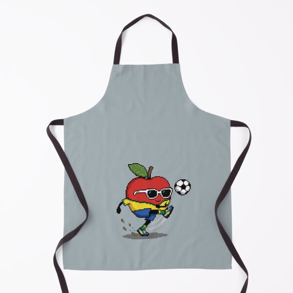 Item preview, Apple Pixel in a Soccer Uniform 4 designed and sold by White Rim Mates.
