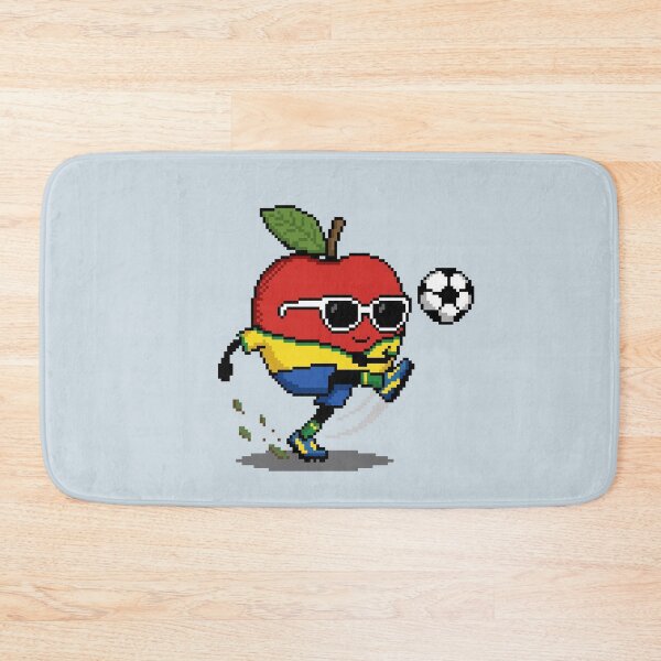 Item preview, Apple Pixel in a Soccer Uniform 4 designed and sold by White Rim Mates.